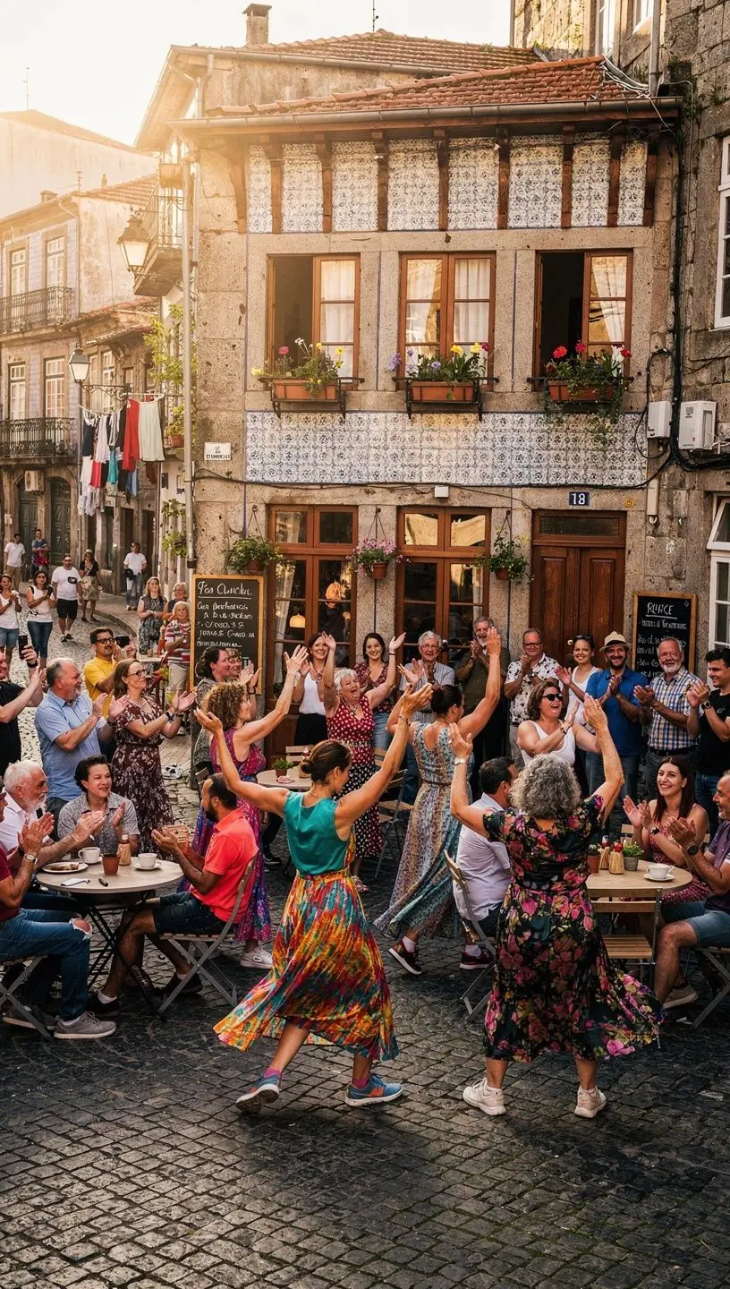 Inclusive dance event showcasing diverse participants enjoying movement.