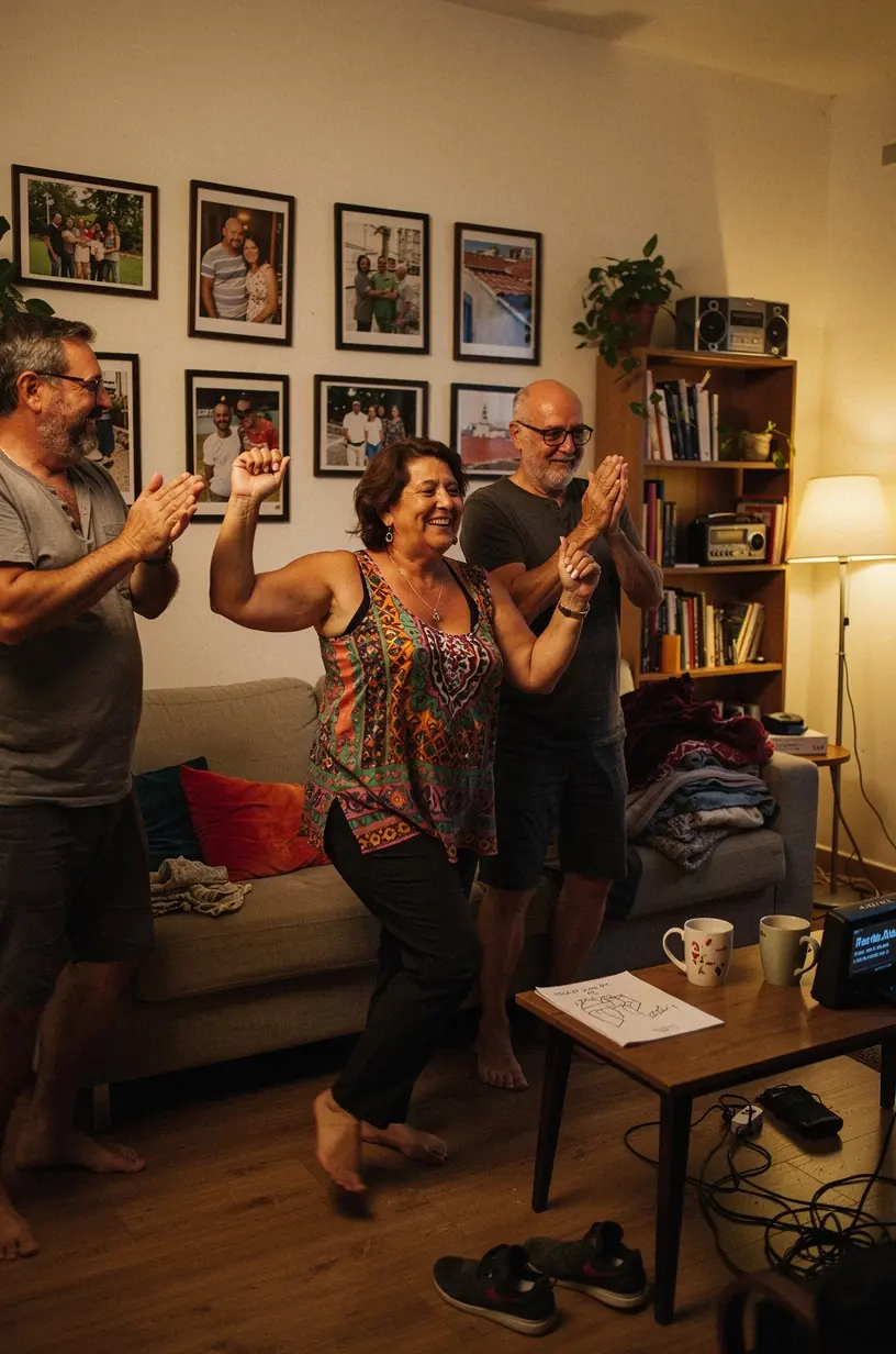 Dancers moving together, symbolizing emotional healing through dance.